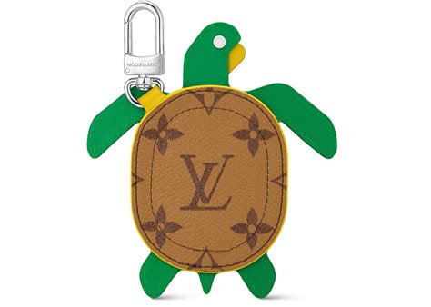 LV Turtle Pouch Bag Charm .